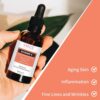 Anti-Aging Hyaluronic Acid Facial Serum for Women with Vitamin C, Aloe - Image 4