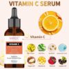 Anti-Aging Hyaluronic Acid Facial Serum for Women with Vitamin C, Aloe - Image 2